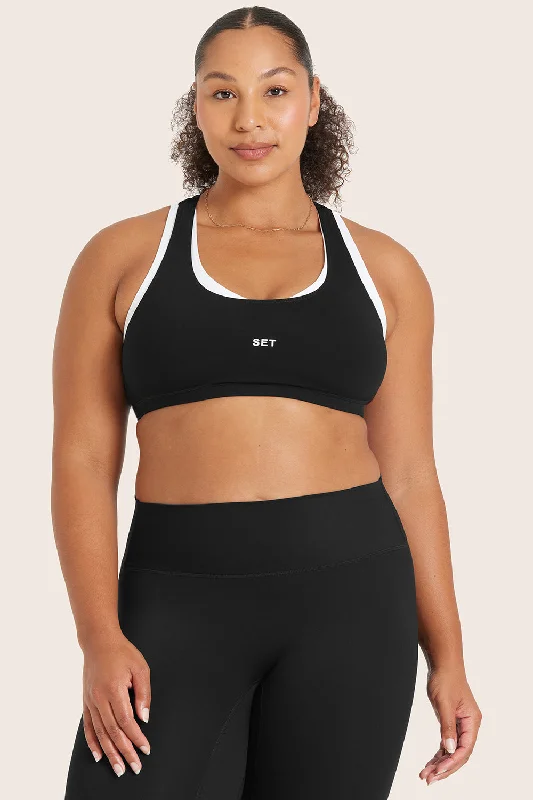 SPORTBODY® GYM BRA - ONYX