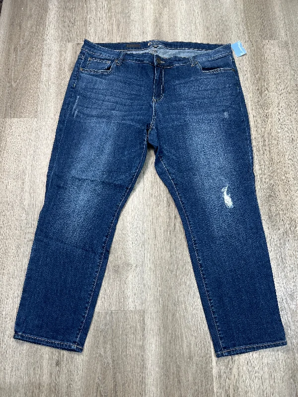 Jeans Boyfriend By Kut In Blue Denim, Size: 20