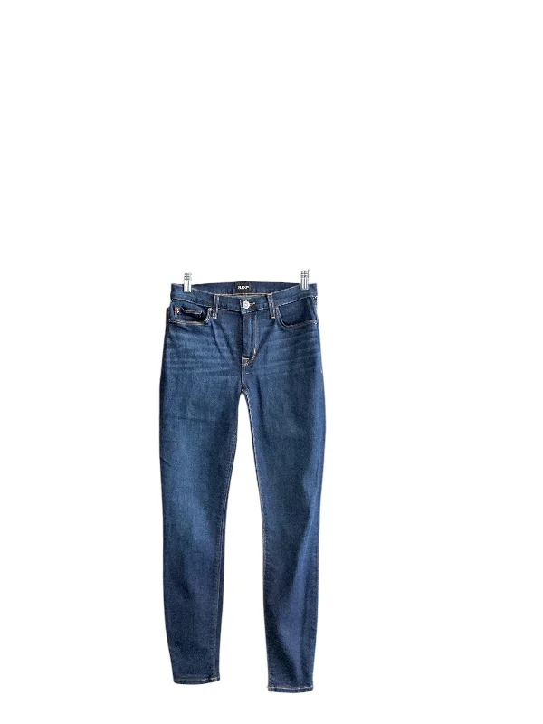 Jeans Skinny By Hudson In Blue Denim, Size: 4