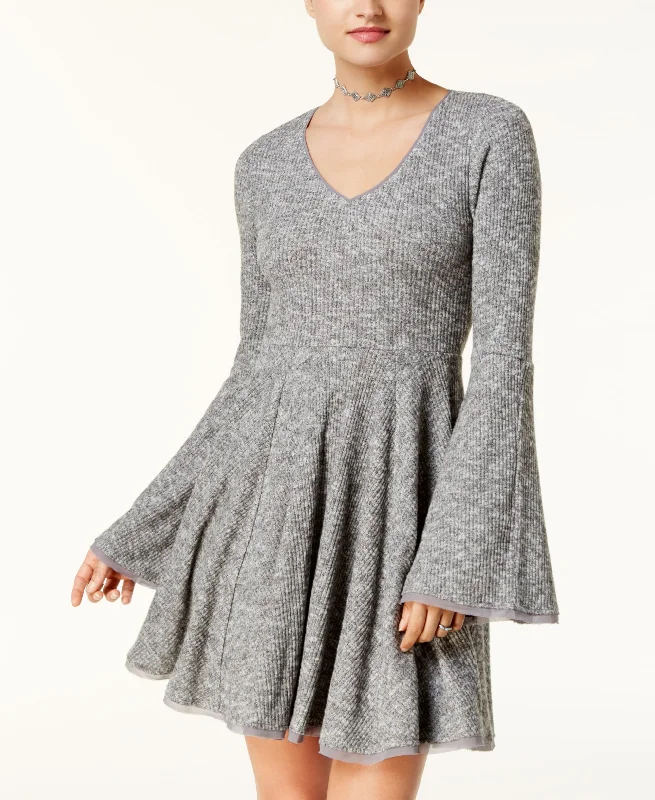 American Rag Juniors Bell Sleeve Fit Flare Dress