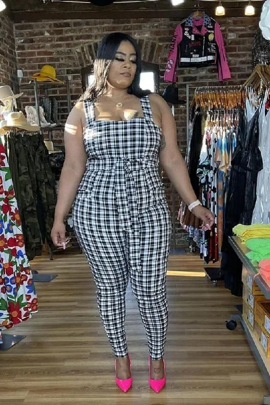 Jessie Checkered Jumpsuit