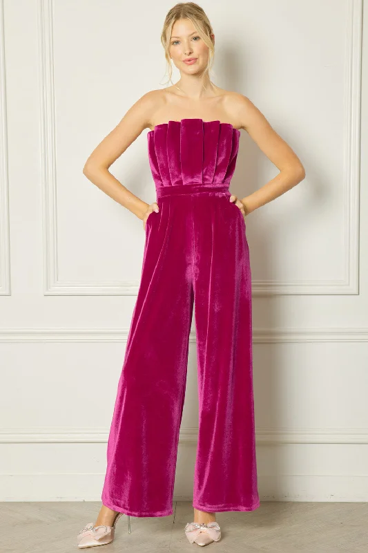 Noel Velvet Jumpsuit