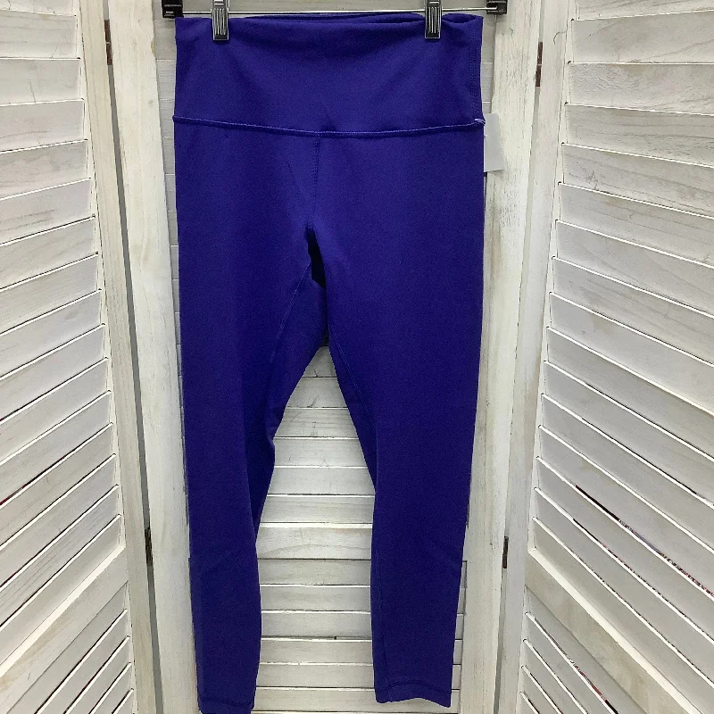 Athletic Leggings By Lululemon In Blue, Size: 8