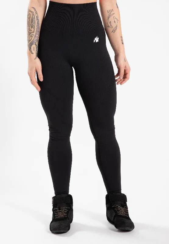 Olivia Seamless Leggings - Black