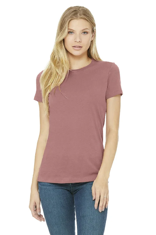 Bella + Canvas Womens The Favorite Short Sleeve Crewneck T-Shirt - Mauve